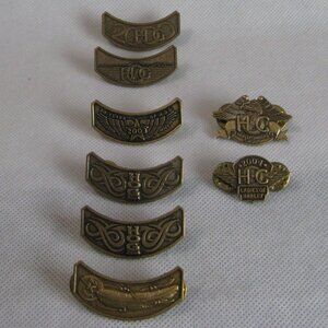 HOG Harley Pins 2000 2001 2003 2004 2005 Lot of 8 Ladies of Harley